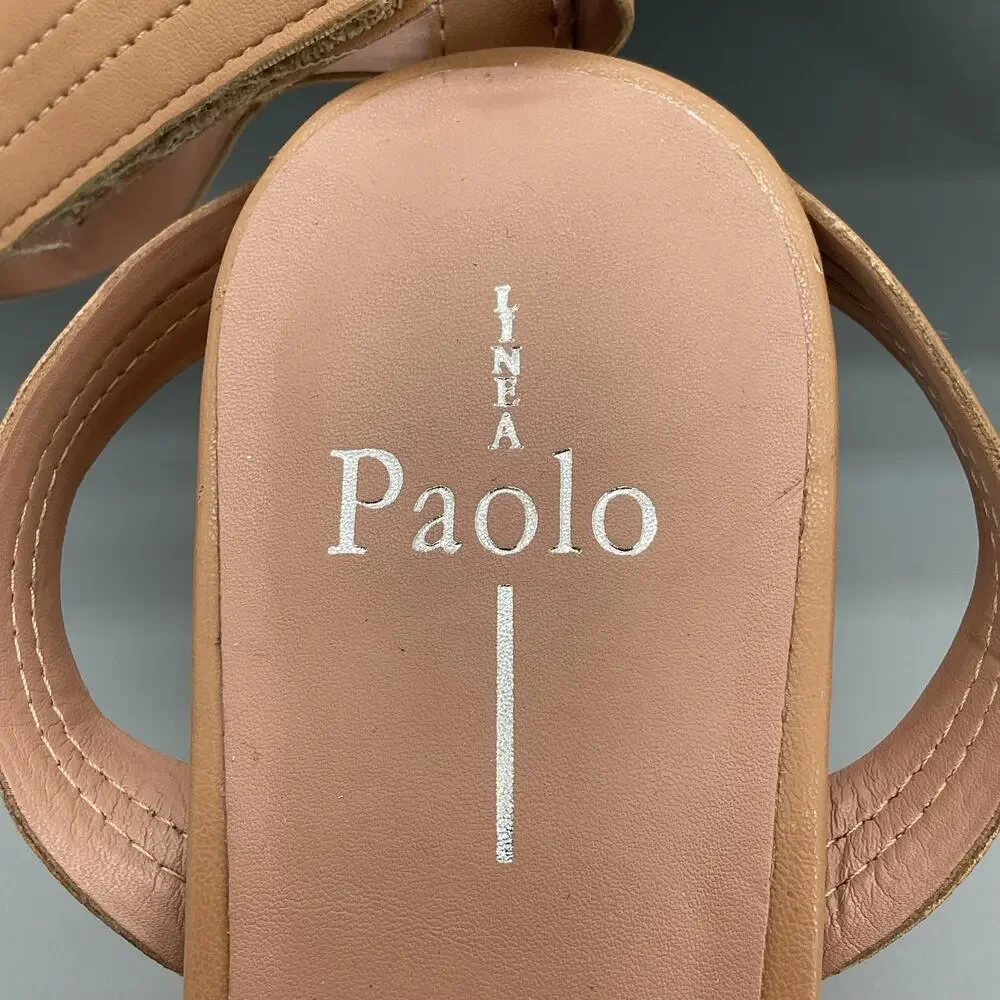 NEW Linea Paolo Women’s Emmie Heeled Sandals Brown Size 8.5M